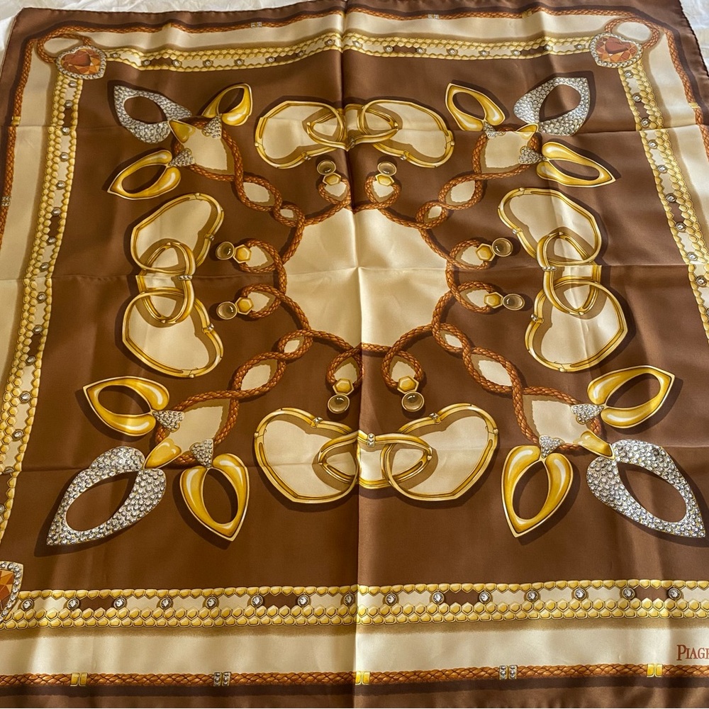 Vintage Piaget Silk Scarf